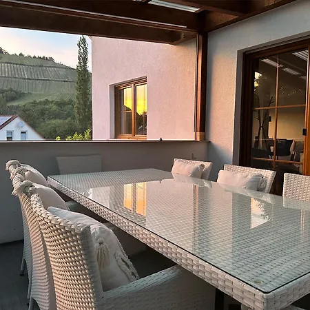 Luxus-familienvilla Mit Privatem Pool Und Xxl Whirlpool, Kamin, Grill & Blick In Weinberge * Bockenau