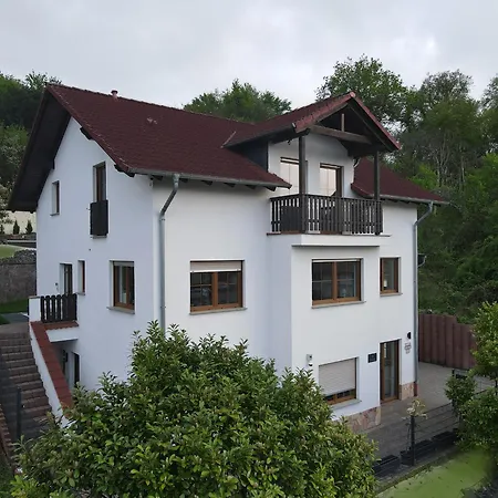 Luxus-familienvilla Mit Privatem Pool Und Xxl Whirlpool, Kamin, Grill & Blick In Weinberge Willa Bockenau