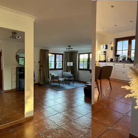 Willa Luxus-familienvilla Mit Privatem Pool Und Xxl Whirlpool, Kamin, Grill & Blick In Weinberge Bockenau