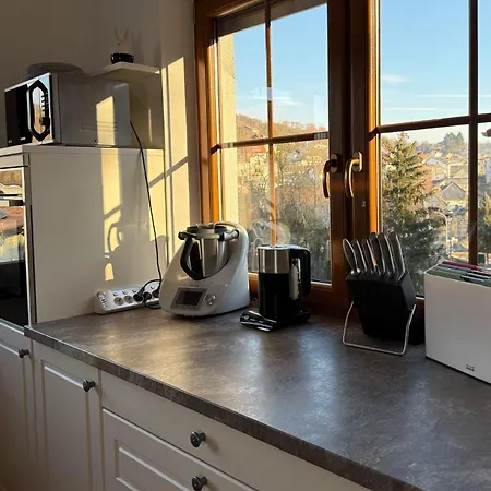 Luxus-familienvilla Mit Privatem Pool Und Xxl Whirlpool, Kamin, Grill & Blick In Weinberge Bockenau