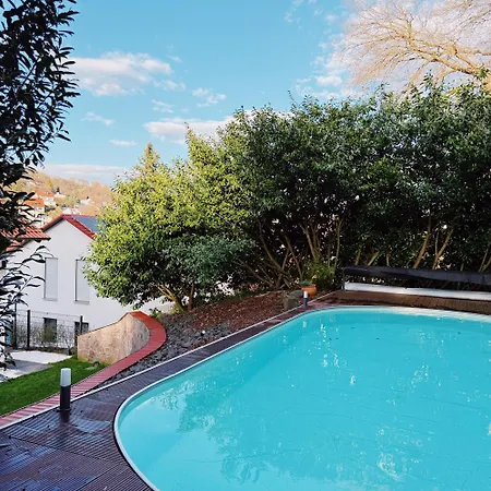 Luxus-familienvilla Mit Privatem Pool Und Xxl Whirlpool, Kamin, Grill & Blick In Weinberge Villa Bockenau