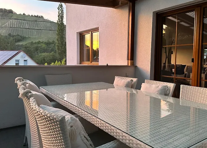 Luxus-familienvilla Mit Privatem Pool Und Xxl Whirlpool, Kamin, Grill & Blick In Weinberge * Bockenau