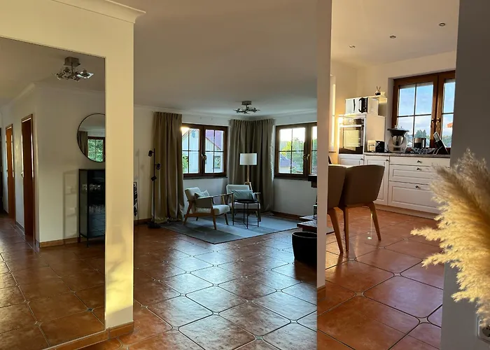 Villa Luxus-familienvilla Mit Privatem Pool Und Xxl Whirlpool, Kamin, Grill & Blick In Weinberge Bockenau