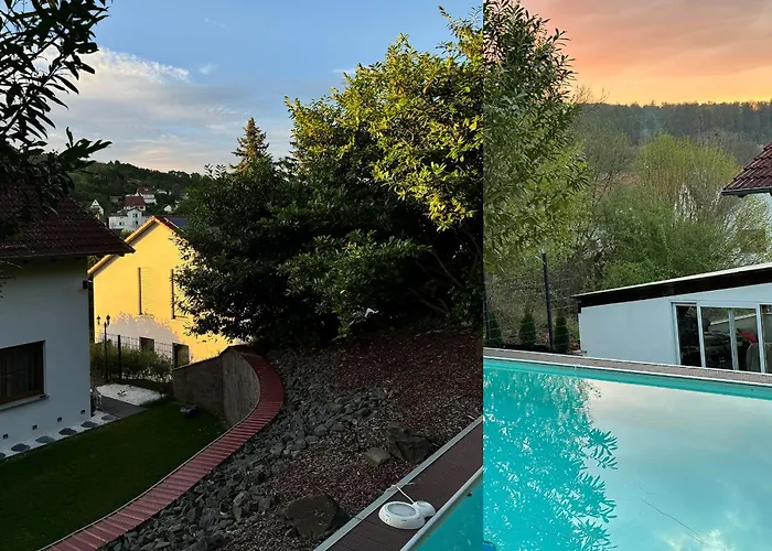 Luxus-familienvilla Mit Privatem Pool Und Xxl Whirlpool, Kamin, Grill & Blick In Weinberge Villa *
